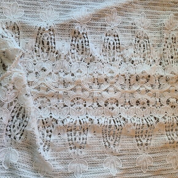 Forever 21 White Crochet Coverall - Picture 3 of 4